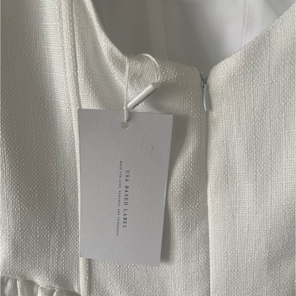 Aderlina - Dahlia Mini Dress White - Picture 3 of 4